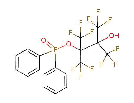 Phosphinic acid, diphenyl-,
3,3,3-trifluoro-2-hydroxy-1,1,2-tris(trifluoromethyl)propyl ester