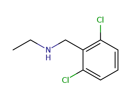 Molecular Structure of 62924-62-3 (N-(2,6-dichlorobenzyl)ethanamine)