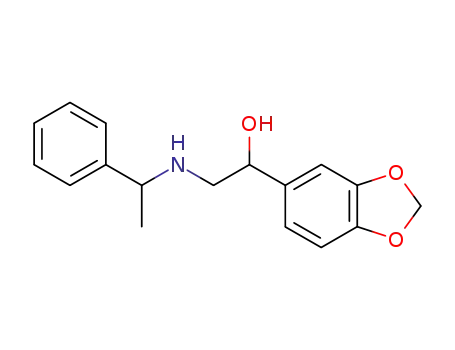 1-Benzo[1,3]dioxol-5-yl-2-(1-phenyl-ethylamino)-ethanol