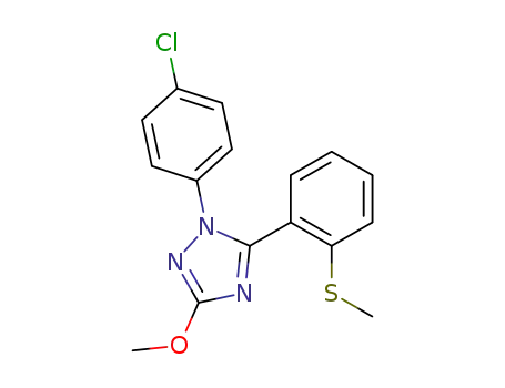 1-(4-Chloro-phenyl)-3-methoxy-5-(2-methylsulfanyl-phenyl)-1H-[1,2,4]triazole