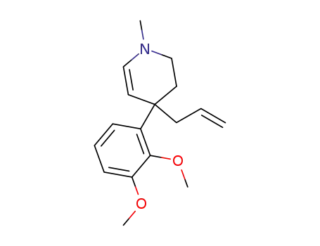 (+/-)-1-methyl-4-(2,3-dimethoxyphenyl)-4-(3-propenyl)-1,4,5,6-tetrahydropyridine