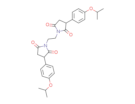 1,1'-(1,2-Ethanediyl)bis(3-(4-(1-methylethoxy)phenyl)-2,5-pyrrolidinedione)