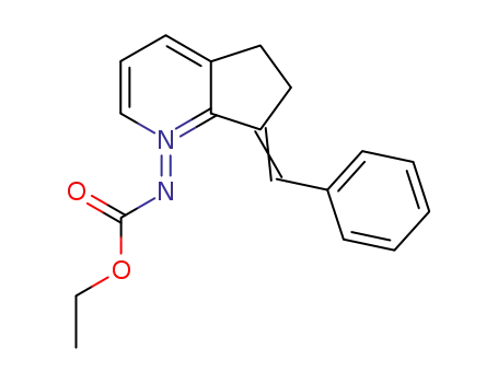 7-Benzyliden-5,6-dihydro-7H-cyclopenta<b>pyridinium-1-(ethoxycarbonylaminid)
