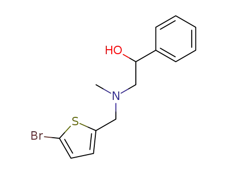 2-[(5-Bromo-thiophen-2-ylmethyl)-methyl-amino]-1-phenyl-ethanol