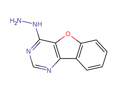 Molecular Structure of 65024-00-2 (4-HYDRAZINO[1]BENZOFURO[3,2-D]PYRIMIDINE)