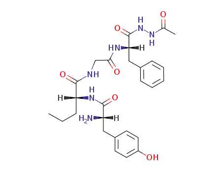 (R)-2-[(S)-2-Amino-3-(4-hydroxy-phenyl)-propionylamino]-pentanoic acid {[(S)-2-(N'-acetyl-hydrazino)-1-benzyl-2-oxo-ethylcarbamoyl]-methyl}-amide