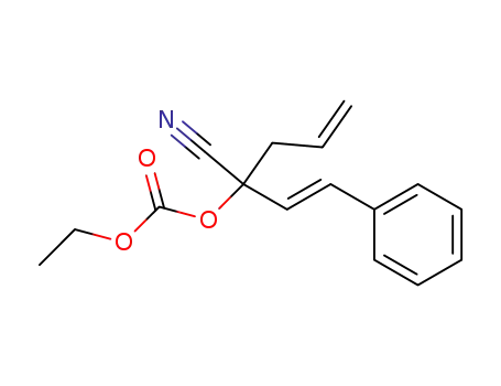 (1-Cyan-1-(2-phenylethenyl)-3-butenyl)-ethyl-carbonat