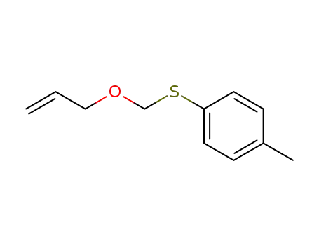 Molecular Structure of 113360-07-9 (Benzene, 1-methyl-4-[[(2-propenyloxy)methyl]thio]-)