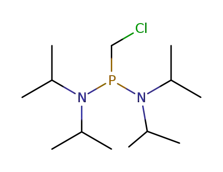 Molecular Structure of 124862-12-0 (P-(chloromethyl)-N,N,N',N'-tetraisopropylphosphonous diamide)
