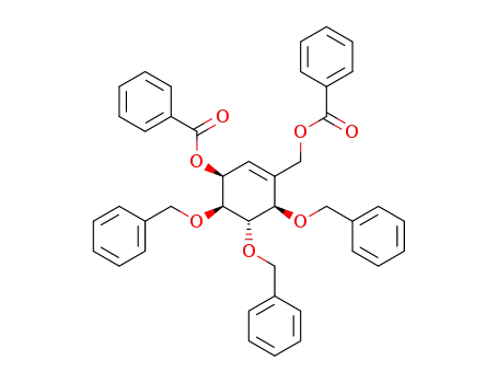 (1S,2S,3S,4R)-1-O-benzoyl-5-(benzoyloxymethyl)-2,3,4-tri-O-benzyl-5-cyclohexene-1,2,3,4-tetrol