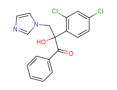 1-Propanone, 2-(2,4-dichlorophenyl)-2-hydroxy-3-(1H-imidazol-1-yl)-1-phenyl-