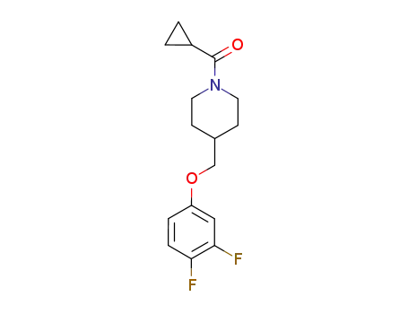 Cyclopropyl-[4-(3,4-difluoro-phenoxymethyl)-piperidin-1-yl]-methanone