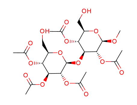 methyl 2,4-di-O-acetyl-3-O-(2,3,4-tri-O-acetyl-β-D-glucopyranosyl)-β-D-glucopyranoside