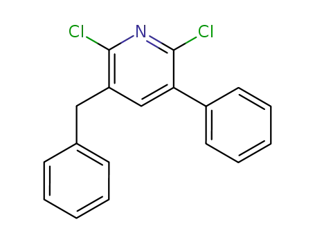 3-Benzyl-2,6-dichloro-5-phenyl-pyridine