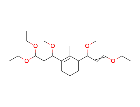 1,1,3,7,9-pentaethoxy-5-methyl-4,6-trimethylene-4,8-nonadiene