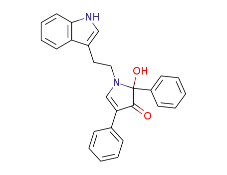 2-Hydroxy-1-[2-(1H-indol-3-yl)-ethyl]-2,4-diphenyl-1,2-dihydro-pyrrol-3-one