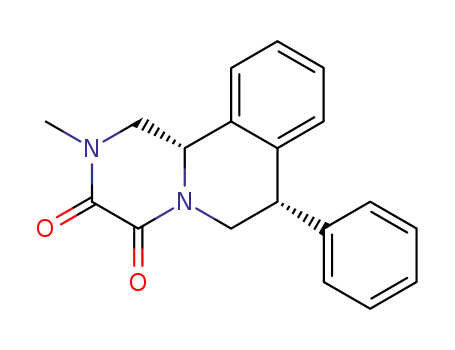cis-1,3,4,6,7,11b-hexahydro-2-methyl-7-phenyl-2H-pyrazino<2,1-a>isoquinoline-3,4-dione