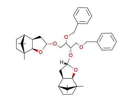 <2R-(2α(1S*(2'S*,3a'R*,4'R*,7'R*,7a'R*),2Ξ*),3aα,4β,7β,7aα)>-2,2'-<<2-(Phenylmethoxy)-1-<(phenylmethoxy)methyl>-1,3-propandiyl>bis(oxy)>bis(octahydro-7,8,8-trimethyl-4,7-methanobenzofuran)