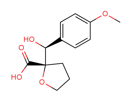(S)-2-[(S)-Hydroxy-(4-methoxy-phenyl)-methyl]-tetrahydro-furan-2-carboxylic acid