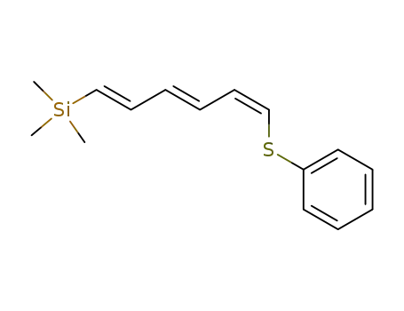Trimethyl-((1E,3E,5Z)-6-phenylsulfanyl-hexa-1,3,5-trienyl)-silane