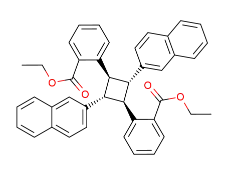 diethyl 2,2'-<t-2,t-4-di(naphthalen-2-yl)cyclobutane-r-1,c-3-diyl>dibenzoate