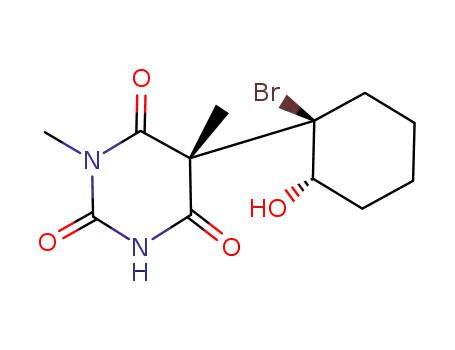 (R)-5-((1R,2S)-1-Bromo-2-hydroxy-cyclohexyl)-1,5-dimethyl-pyrimidine-2,4,6-trione