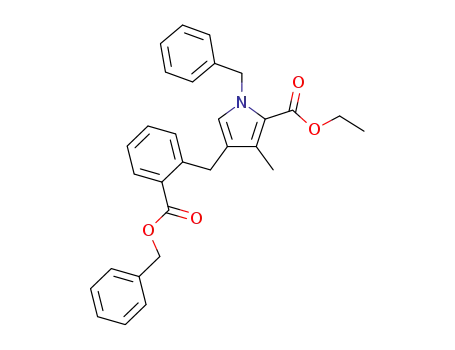 benzyl 2-<<1-benzyl-2-(ethoxycarbonyl)-3-methyl-1H-pyrrol-4-yl>methyl>benzoate