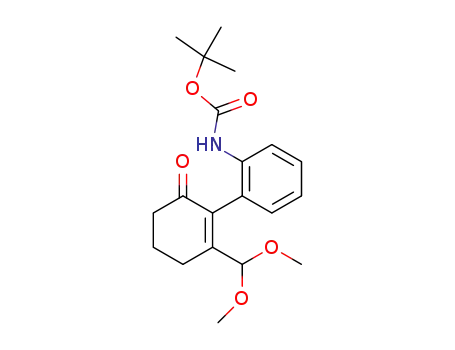 [2-(2-Dimethoxymethyl-6-oxo-cyclohex-1-enyl)-phenyl]-carbamic acid tert-butyl ester