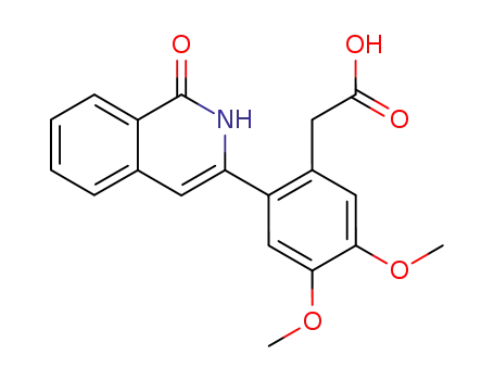 [4,5-Dimethoxy-2-(1-oxo-1,2-dihydro-isoquinolin-3-yl)-phenyl]-acetic acid