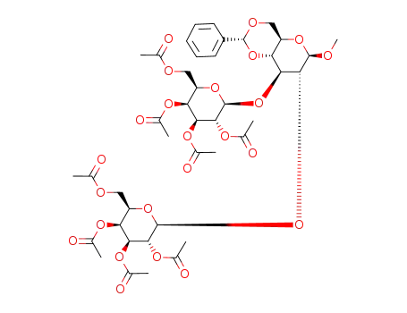 Molecular Structure of 144606-21-3 (C<sub>42</sub>H<sub>54</sub>O<sub>24</sub>)