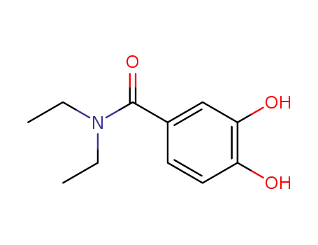 Molecular Structure of 137609-03-1 (Benzamide, N,N-diethyl-3,4-dihydroxy- (9CI))