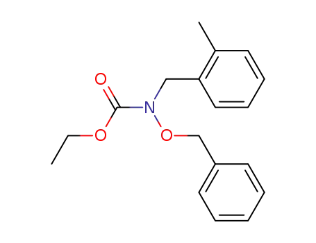 N-Benzyloxy-N-(2-methyl-benzyl)-carbamidsaeure-ethylester