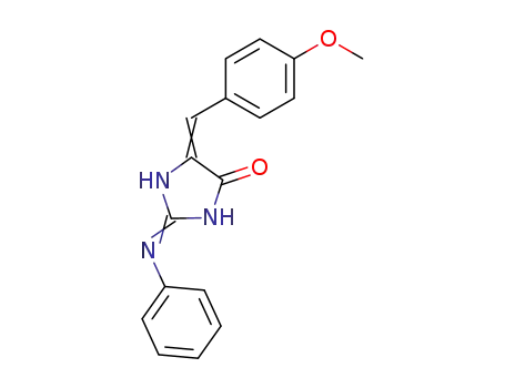 2-anilino-5-(4-methoxy-benzylidene)-1,5-dihydro-imidazol-4-one