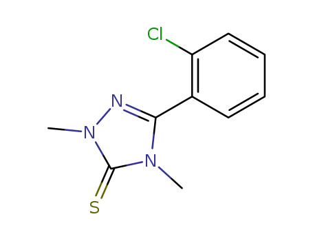 2,4-DIHYDRO-5-(2-CHLOROPHENYL)-2,4-DIMETHYL-3H-1,2,4-TRIAZOLE-3-THIONE