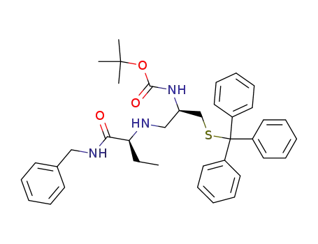 Molecular Structure of 1025873-77-1 ({(R)-1-[((S)-1-Benzylcarbamoyl-propylamino)-methyl]-2-tritylsulfanyl-ethyl}-carbamic acid tert-butyl ester)