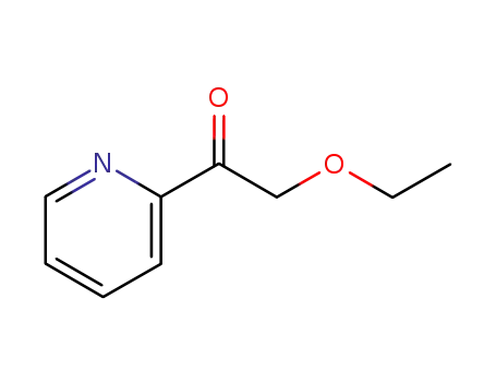 Molecular Structure of 143359-17-5 (2-(ETHOXYACETYL)PYRIDINE)