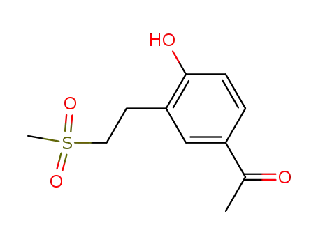 1-[4-Hydroxy-3-(2-methanesulfonyl-ethyl)-phenyl]-ethanone