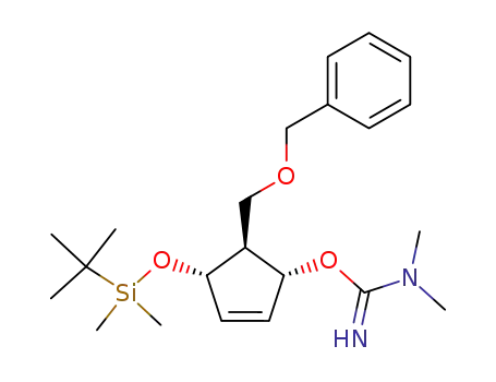 <1R-(1α,4α,5β)>-5-<(benzyloxy)methyl>-4-<(tert-butyldimethysilyl)oxy>-1-O-(dimethylamidino)-2-cyclopentene