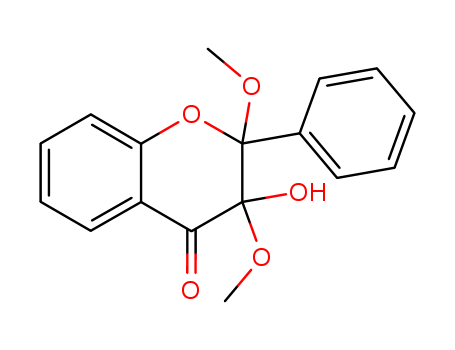 4H-1-Benzopyran-4-one,2,3-dihydro-3-hydroxy-2,3-dimethoxy-2-phenyl- cas  1603-46-9