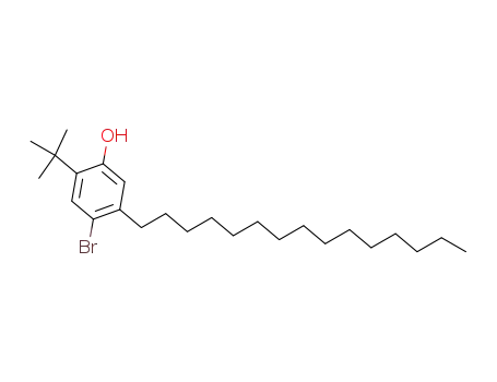 Molecular Structure of 172759-21-6 (2-tert-butyl-4-bromo-5-n-pentadecylphenol)