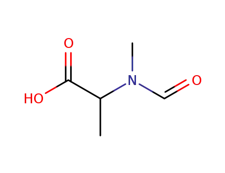 Molecular Structure of 108732-17-8 (N-formyl-N-methyl-D,L-alanine)