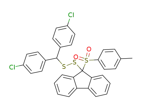 (4,4'-dichlorodiphenyl)methyl 9-(p-tolylsulfonyl)-9-fluorenyl disulfide