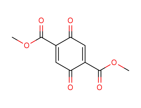 Molecular Structure of 99476-88-7 (1,4-Cyclohexadiene-1,4-dicarboxylic acid, 3,6-dioxo-, dimethyl ester)