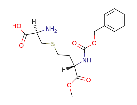 N<sup>α'</sup>-Benzyloxycarbonyl-L-cystathionin-α'-methylester; (L-2-Amino-7-benzyloxycarbonylamino-4-thiaoctan-1-saeure-8-saeuremethylester