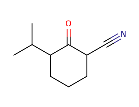 사이클로헥산카보니트릴, 3-(1-메틸에틸)-2-옥소-(9CI)