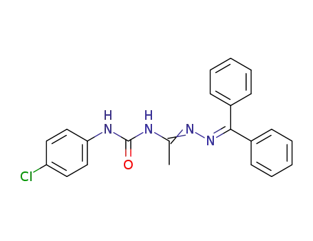 1-[1-(Benzhydrylidene-hydrazono)-ethyl]-3-(4-chloro-phenyl)-urea