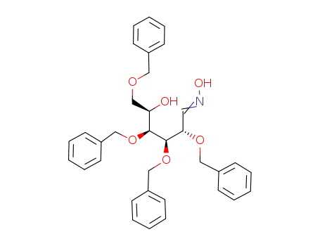Molecular Structure of 168037-62-5 ((Z)-2,3,4,6-tetra-O-benzyl-D-galactose oxime)