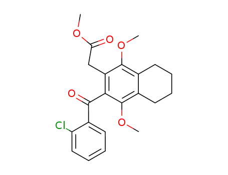 methyl 7-(2-chlorobenzoyl)-1,2,3,4-tetrahydro-5,8-dimethoxy-6-naphthylacetate