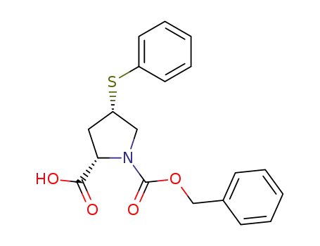 N-(benzyloxycarbonyl)-cis-4-(phenylthio)-L-proline