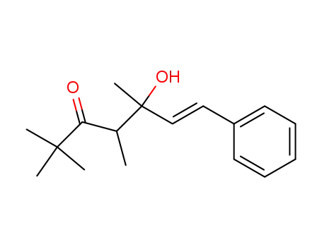 threo hydroxy-5 phenyl-7 tetramethyl-2,2,4,5 heptene-6 one-3